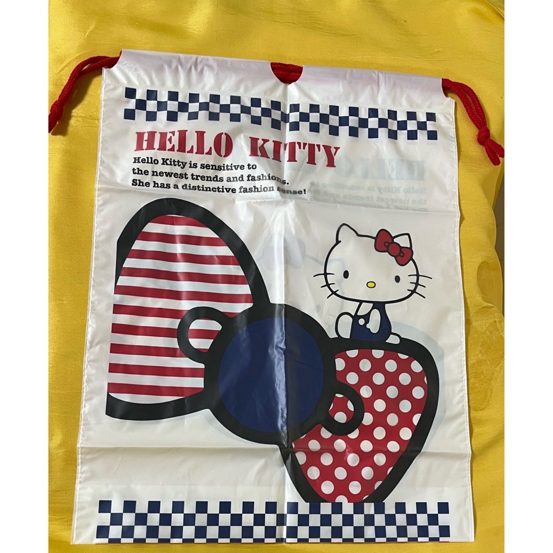 サンリオ(サンリオ)の★☆【新品】HELLO KITTY キティちゃんカジュアルナップサック☆★ レディースのバッグ(リュック/バックパック)の商品写真