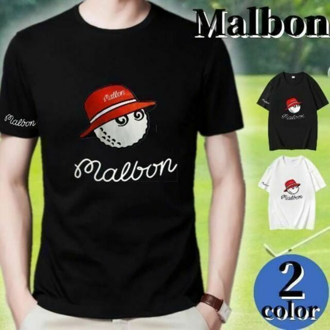 マルボン ゴルフ Tシャツ malbon golf Tシャツ 【M～XXL】