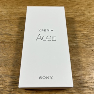 6月27日購入　SONY Xperia Ace III A203SO ブルー(スマートフォン本体)