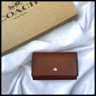 コーチ(COACH)の新品【 COACH 】コーチメンズ キーケース キーリング 5連 レザー(キーケース)