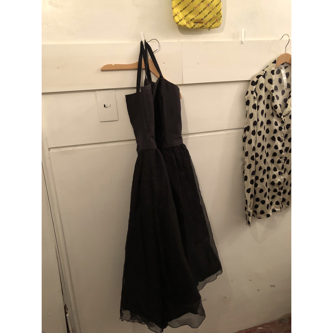 Drawer(ドゥロワー)の最終お値下げ🧋🫘🥣Drawer black dress.🖤 レディースのワンピース(ロングワンピース/マキシワンピース)の商品写真