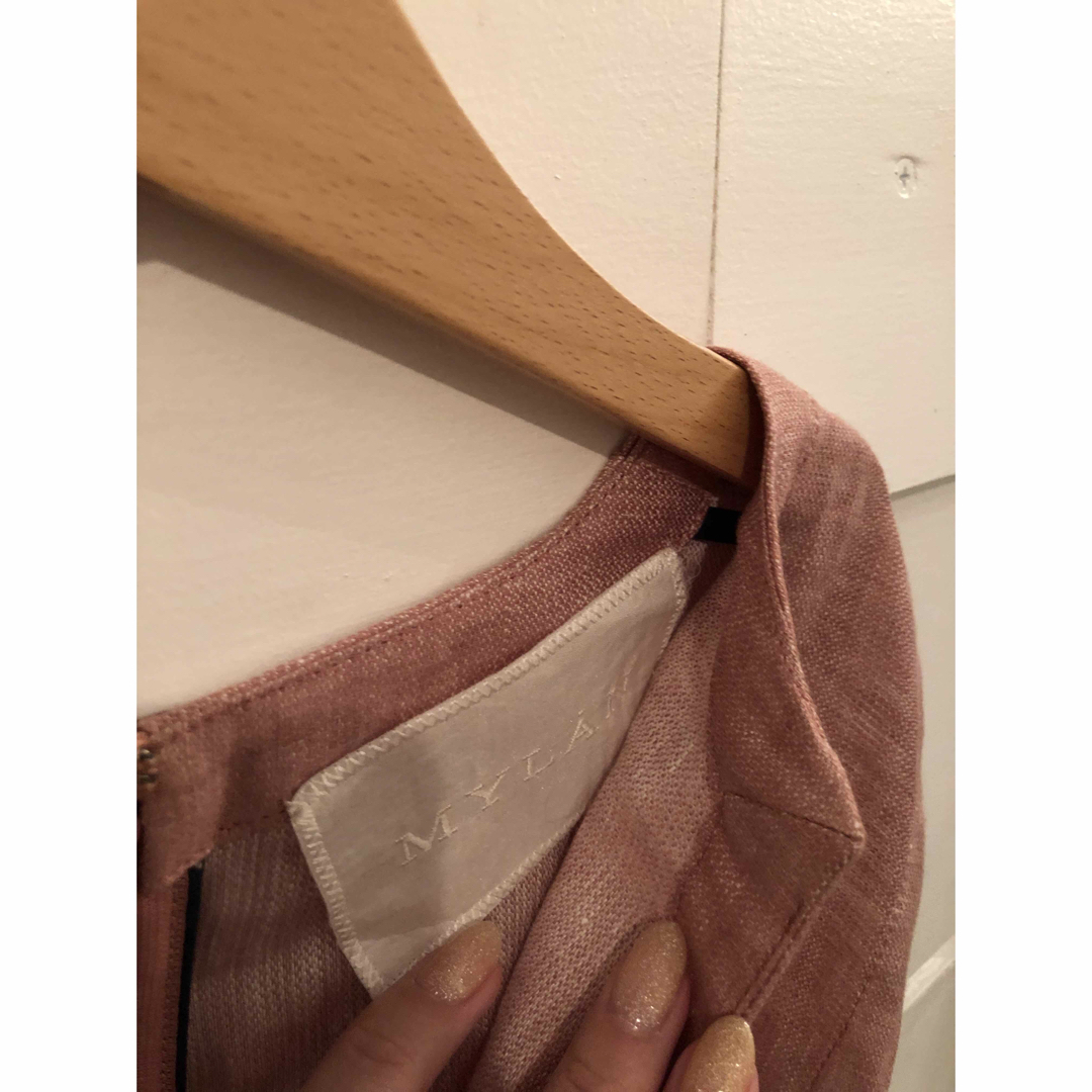 Ron Herman(ロンハーマン)の最終価格🎟🩰🍬🧁MYLAN linen ribbon blouse. レディースのトップス(シャツ/ブラウス(半袖/袖なし))の商品写真