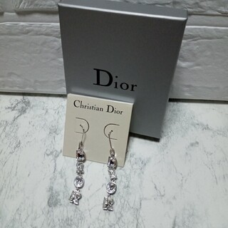 クリスチャンディオール(Christian Dior)のDIOR☆ビジューピアス☆美品(ピアス)