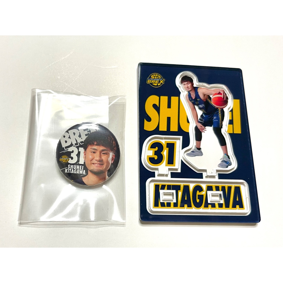 宇都宮ブレックス #31 喜多川修平選手 アクリルスタンド•缶バッジ エンタメ/ホビーのタレントグッズ(スポーツ選手)の商品写真