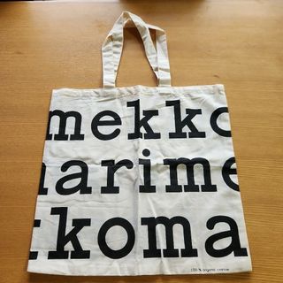 マリメッコ(marimekko)のマリメッコ　ロゴトートバッグ　ノベルティ　marimekko(ノベルティグッズ)