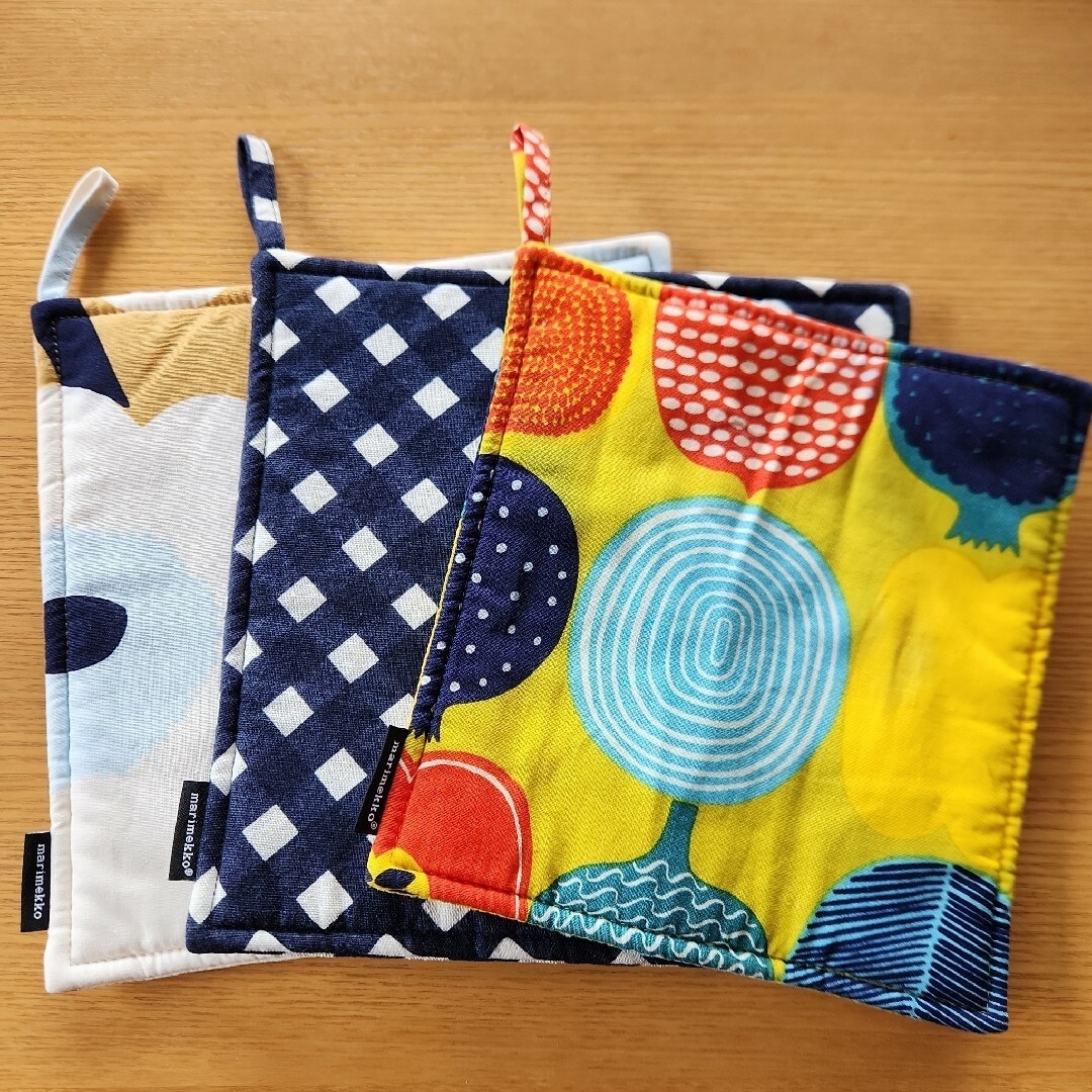marimekko - マリメッコ ポットマット 3枚目セットの通販 by みーこ's