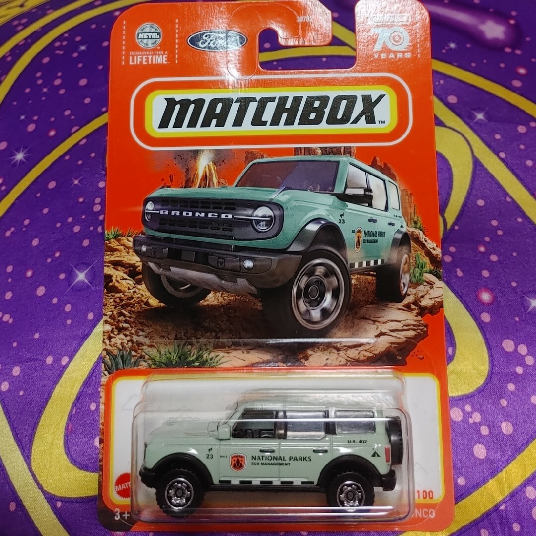 マッチボックス 2021 フォード ブロンコ ナショナルパーク 通販 値下げ不可 マッチボックス フォード パトカー