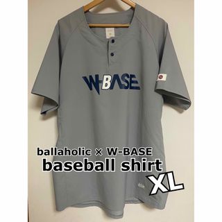 ボーラホリック(ballaholic)の【美品】ballaholic × W-BASE コラボシャツ（XL）(バスケットボール)