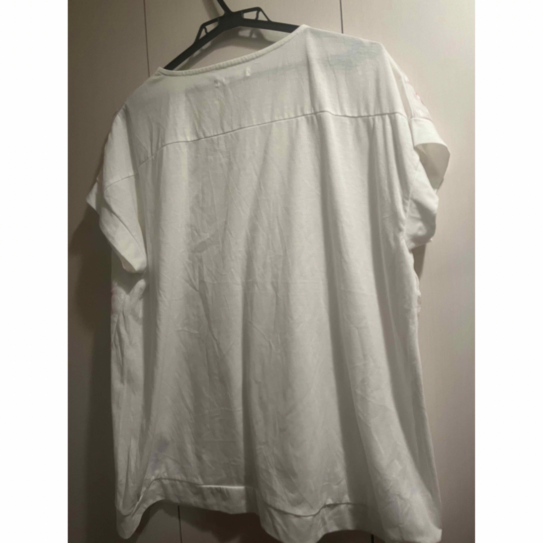 LL〜3Lサイズ、カットソー、ほぼ未使用 レディースのトップス(Tシャツ(半袖/袖なし))の商品写真