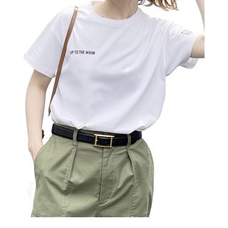 スピックアンドスパン(Spick & Span)のロゴハイゲージ　半袖T(Tシャツ(半袖/袖なし))