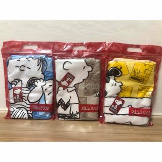 スヌーピー(SNOOPY)の新品・未開封！ スヌーピー バスタオル 3個セット(タオル)