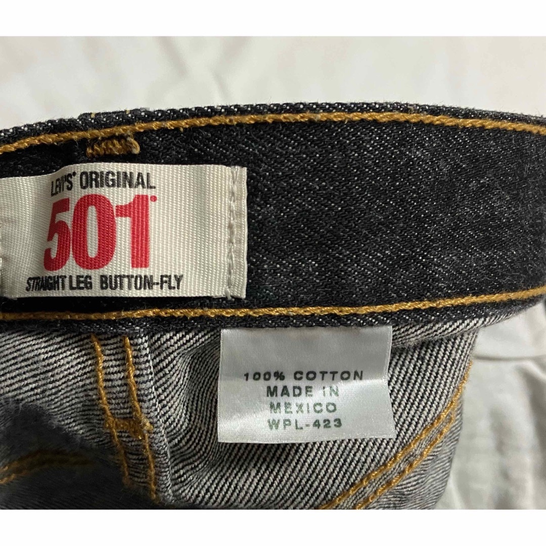 Levi's - vintage ヴィンテージ リーバイス501 ブラック 先染め w38の