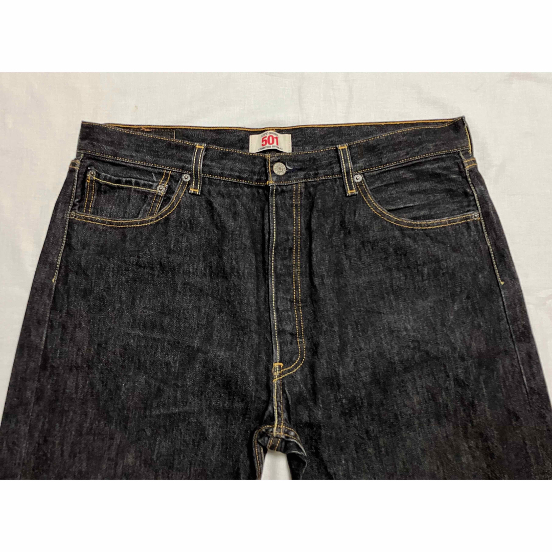 Levi's - vintage ヴィンテージ リーバイス501 ブラック 先染め w38の