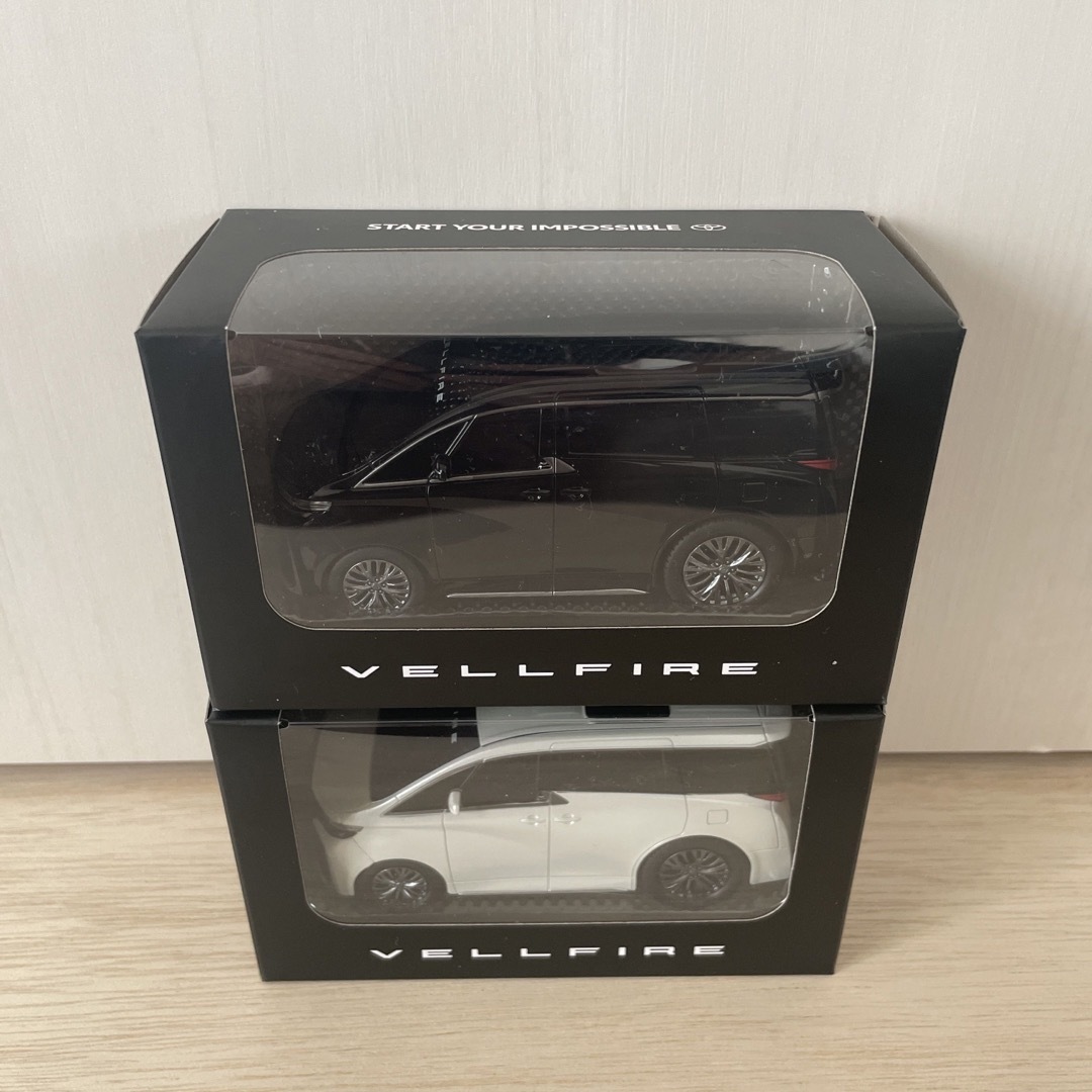 新型ヴェルファイア プルバックミニカー 2色セット-