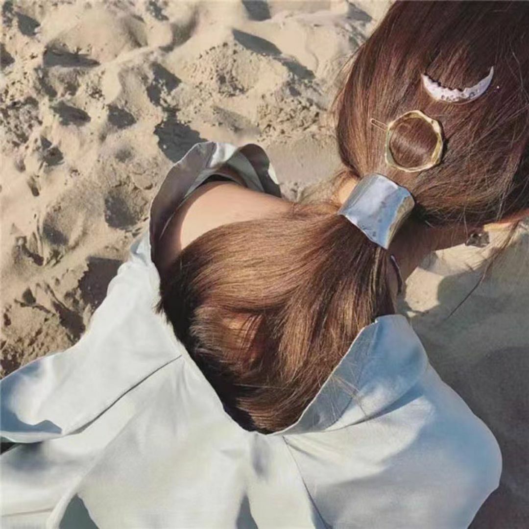 欲しいの 834 メタル ヘアアクセ ヘアーカフ ポニーフック 韓国 オシャレ 大人気 ヘアーカフ ポニーフック