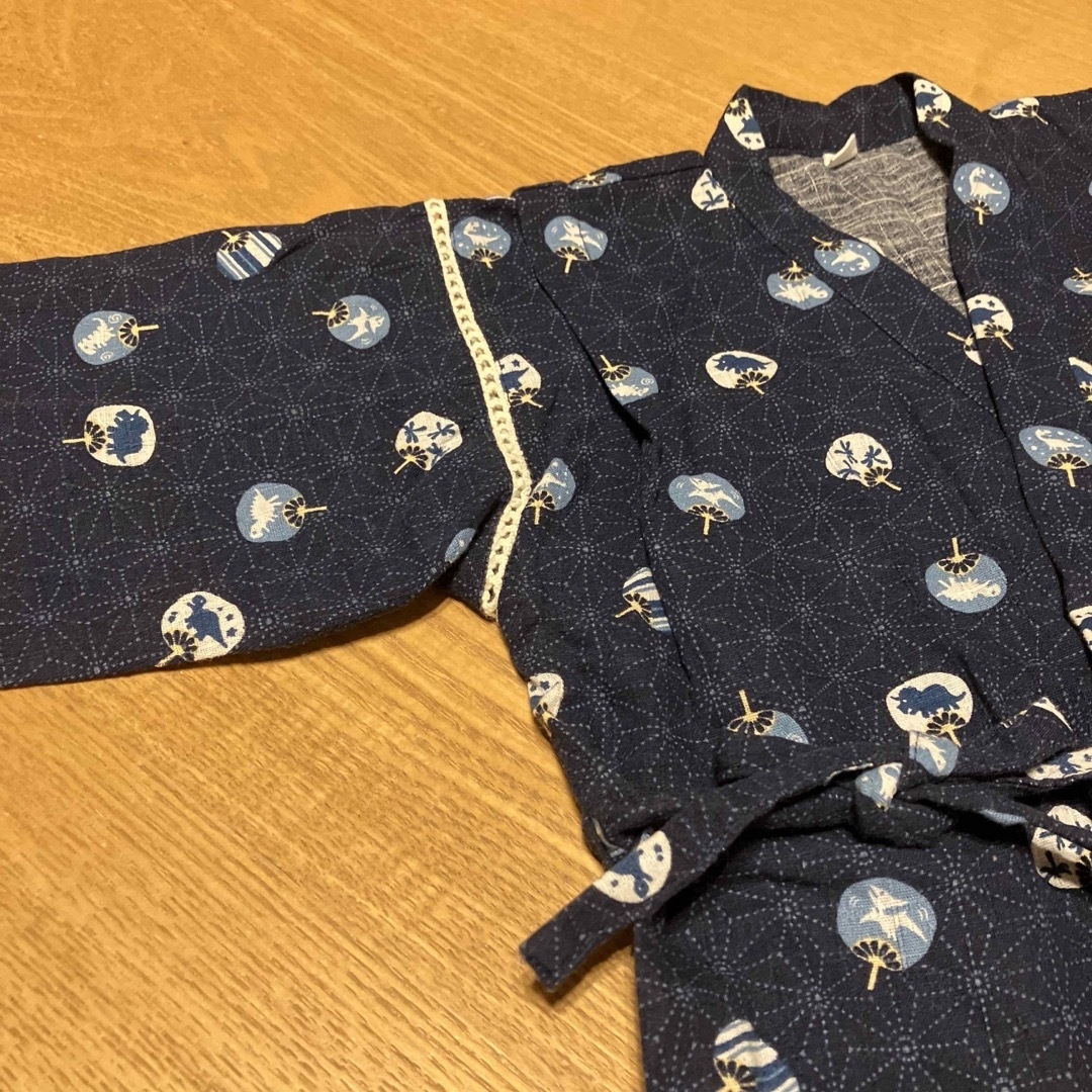 西松屋(ニシマツヤ)の120 キッズ甚平　浴衣　甚平 キッズ/ベビー/マタニティのキッズ服男の子用(90cm~)(甚平/浴衣)の商品写真