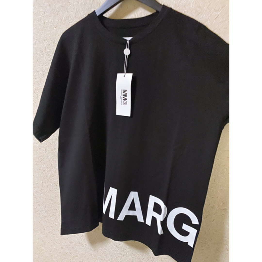 新品タグ付 MM6 MAISONMARGIELA ロゴTシャツ Lサイズ相当