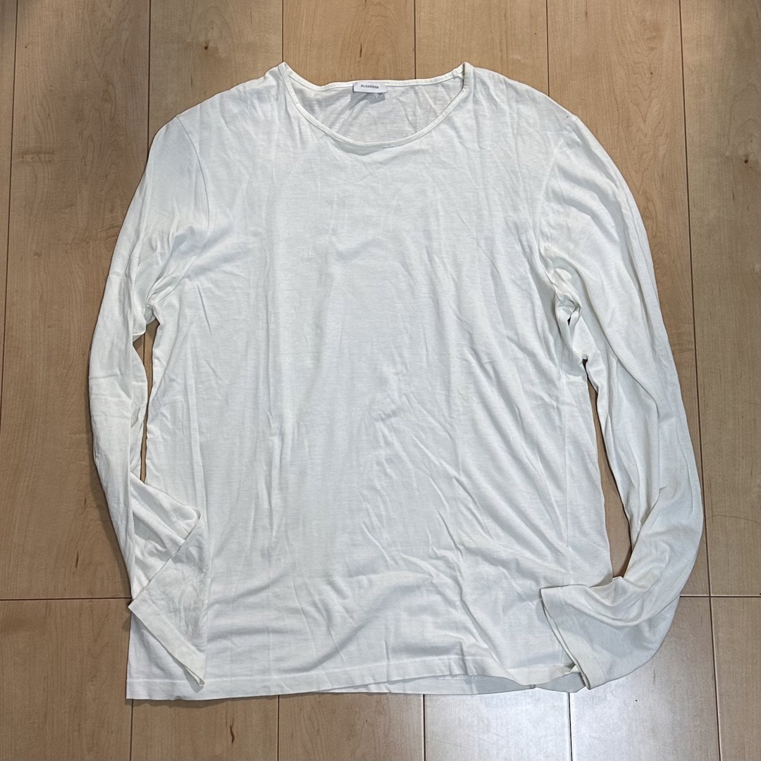 jil sander 白 ロンT tシャツ