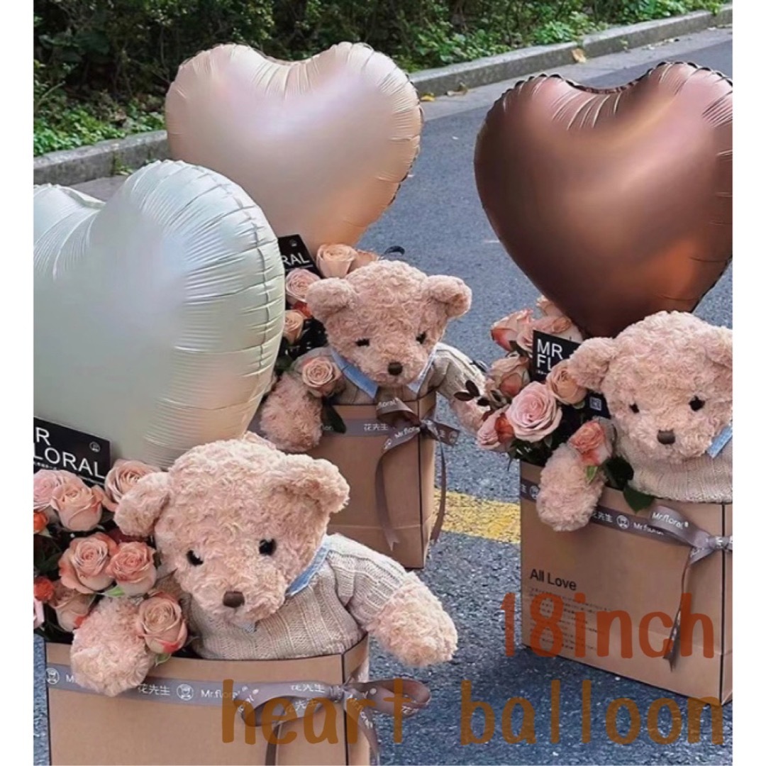 バルーン ハート Heart balloon 3個セットの通販 by saaa バルーン ハート Heart balloon 3個セット