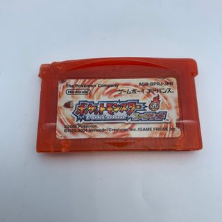 ポケットモンスター ファイアレッド　GBA(携帯用ゲームソフト)