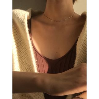 トゥデイフル(TODAYFUL)のyurika akutsu SIL.necklace (ネックレス)