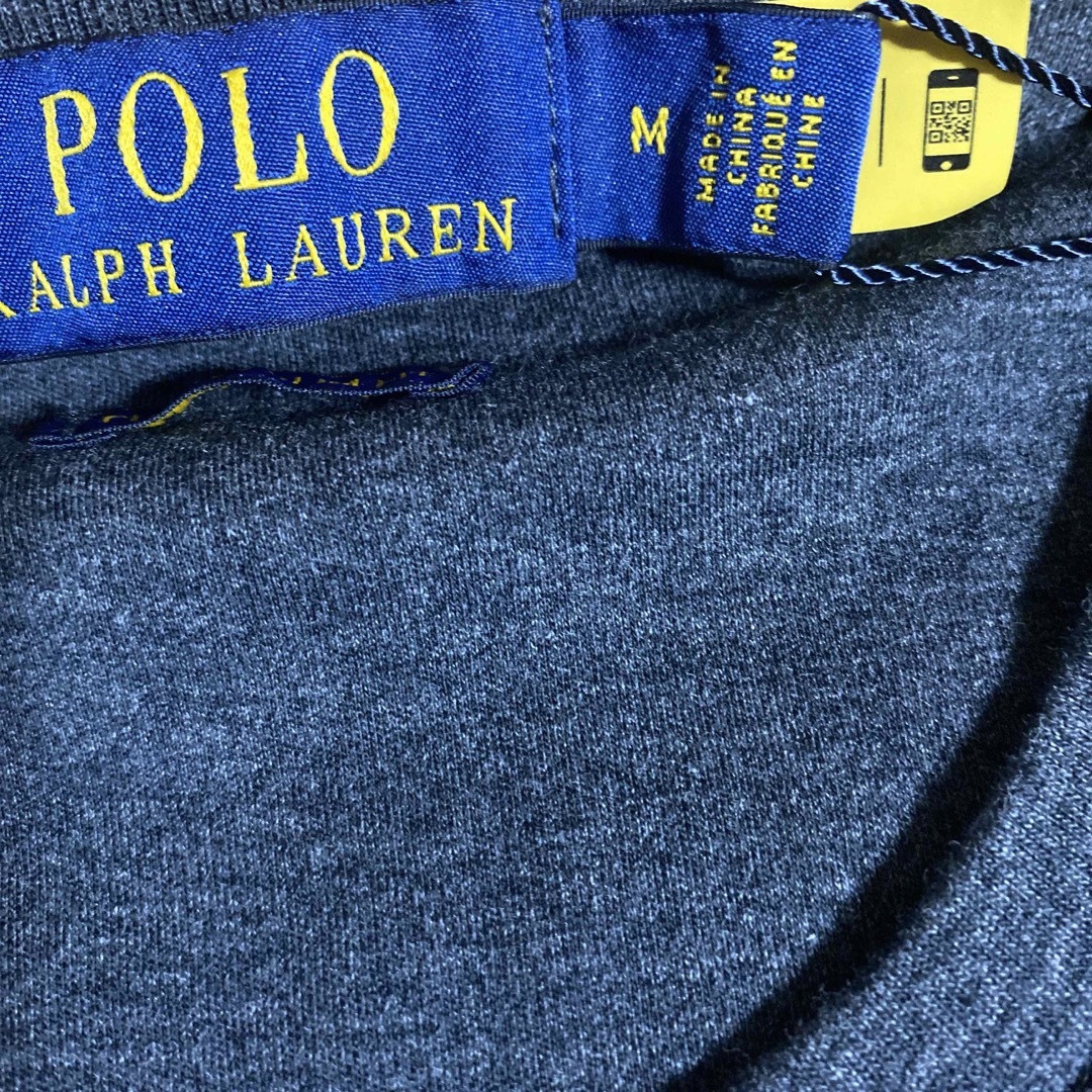 POLO RALPH LAUREN(ポロラルフローレン)の新品タグ付き　ラルフローレン　定番Tシャツ　チャコールグレー  M メンズのトップス(Tシャツ/カットソー(半袖/袖なし))の商品写真