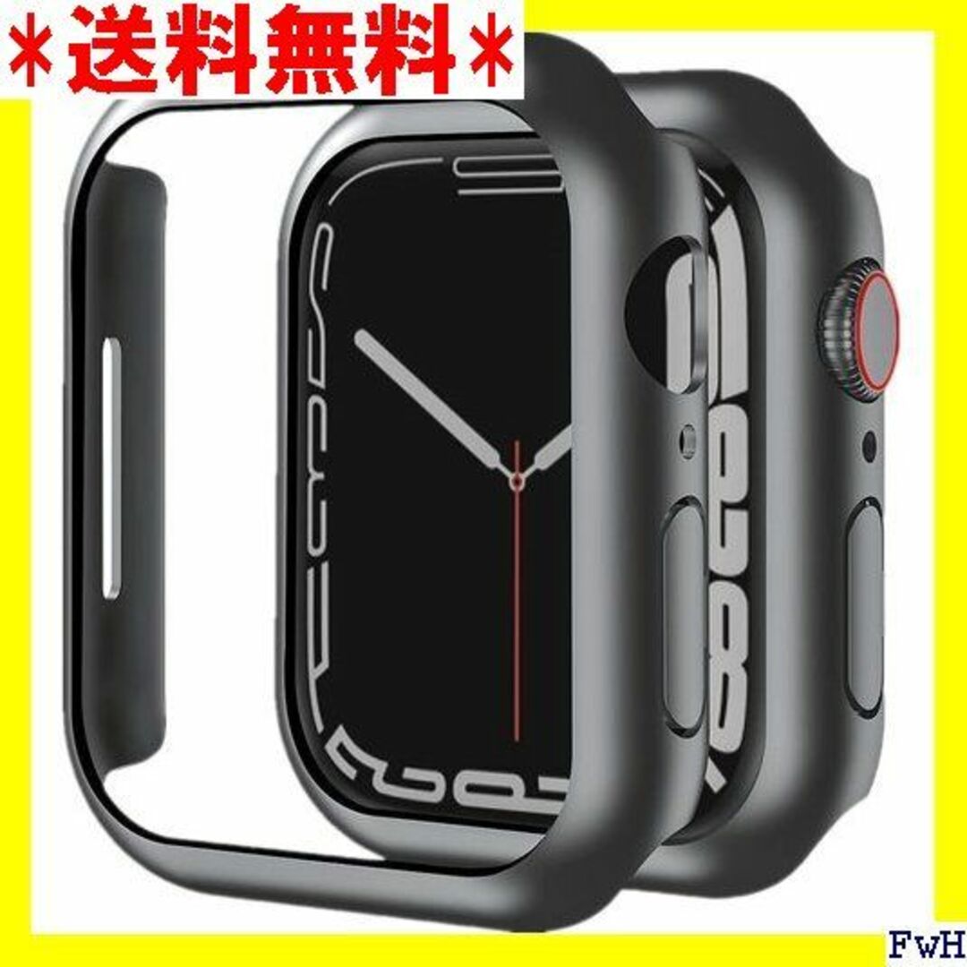 Apple Watchケース (45mm，ブラック)