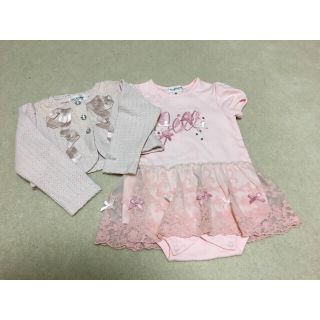 ジルスチュアート(JILLSTUART)のミルミルキー様専用 JILL STUART ワンピース カーディガン セット (ワンピース)