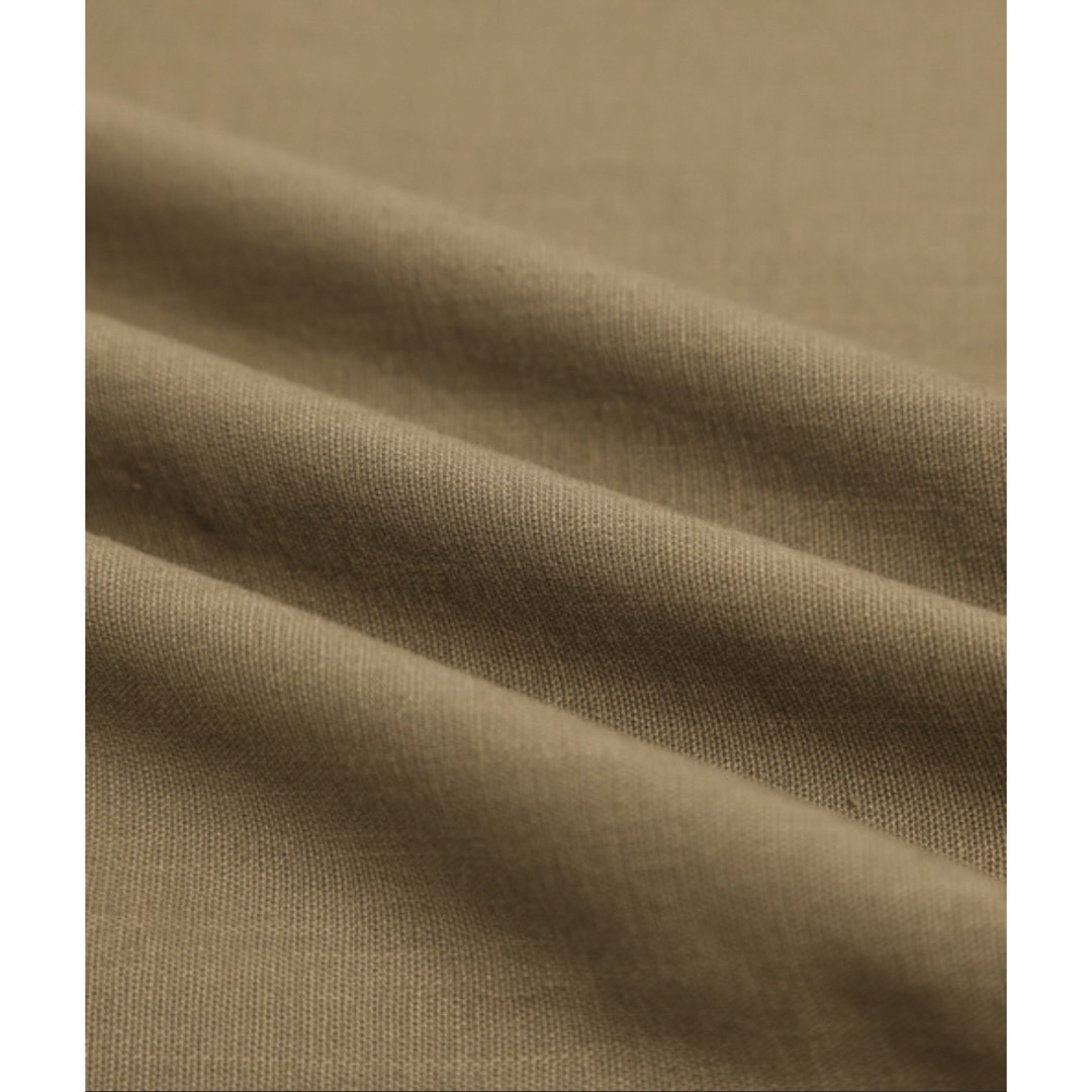 ワンピース リネン混半袖ロングワンピース レディースのワンピース(ロングワンピース/マキシワンピース)の商品写真