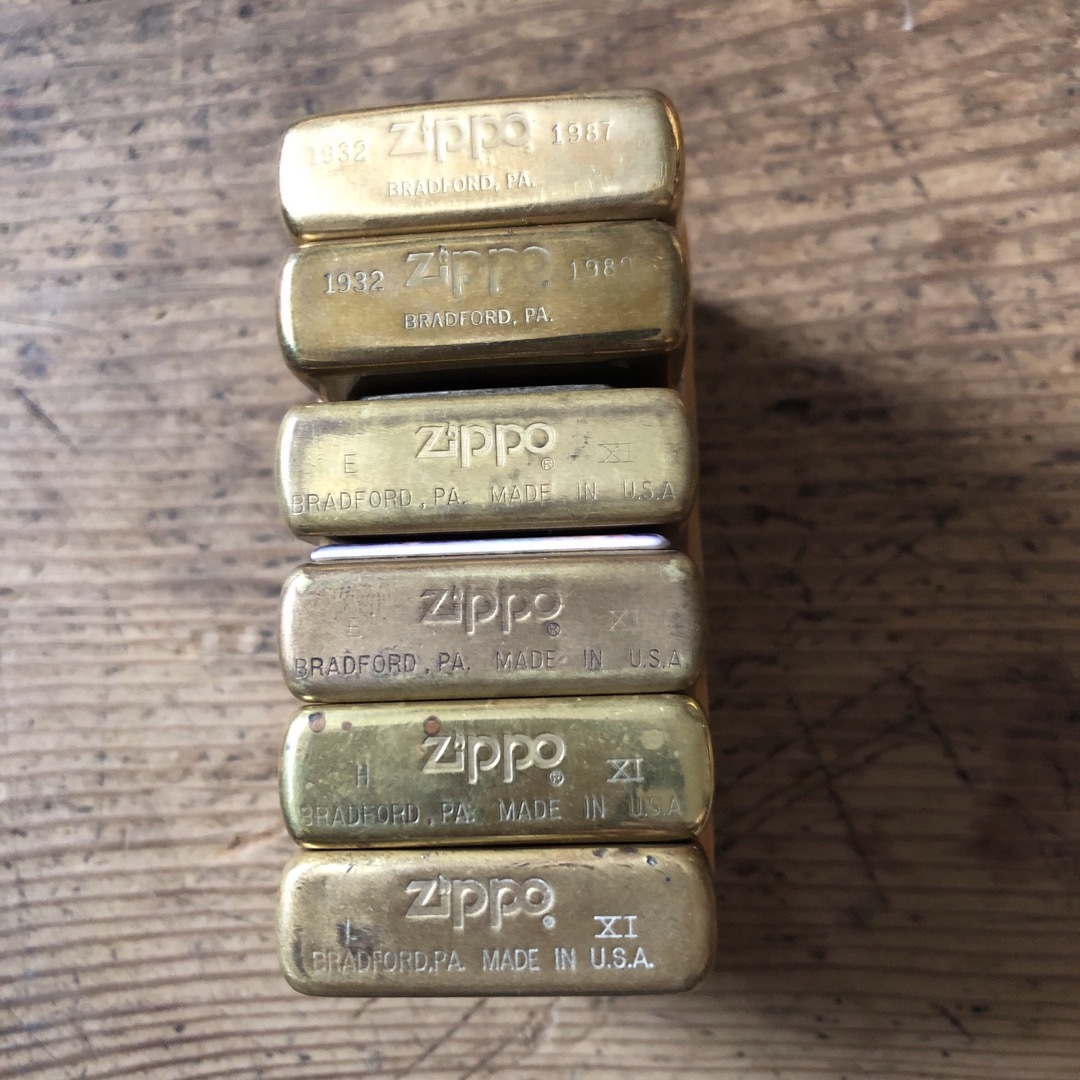 ZIPPO - ZIPPO SOLID BRASS COMMEMORATIVE 他全6コの通販 by ざぶの ...