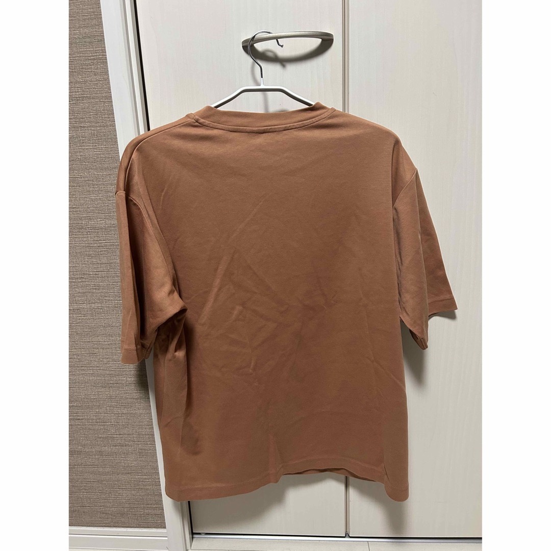 UNIQLO(ユニクロ)のUNIQLO エアリズムコットンオーバーサイズTシャツ（5分袖） メンズのトップス(Tシャツ/カットソー(半袖/袖なし))の商品写真