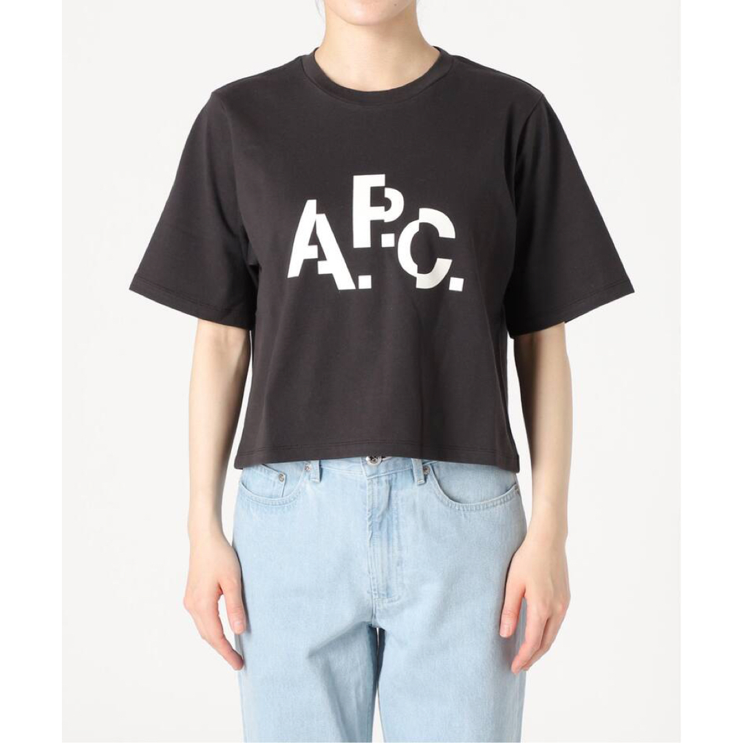 IENA【A.P.C./アー・ペー・セー】別注 DECALE プリント Tシャツ-