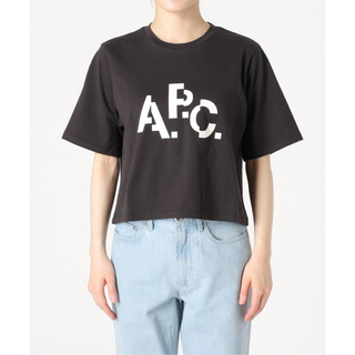A.P.C.for IENA今期　別注ビッグロゴTシャツ　ブラック美品