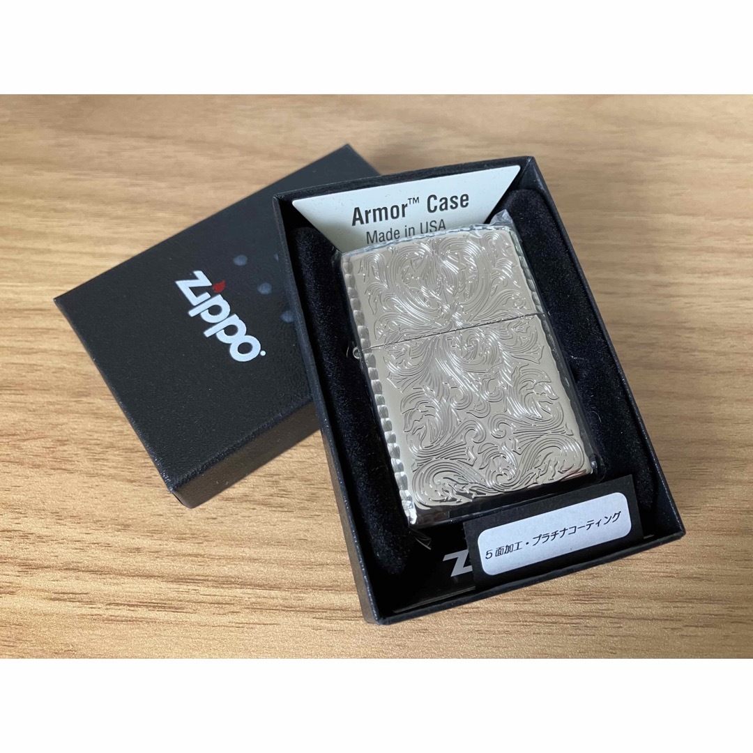 ZIPPO アーマー ジッポー ライター 正規品 ジッポ シルバー プラチナ