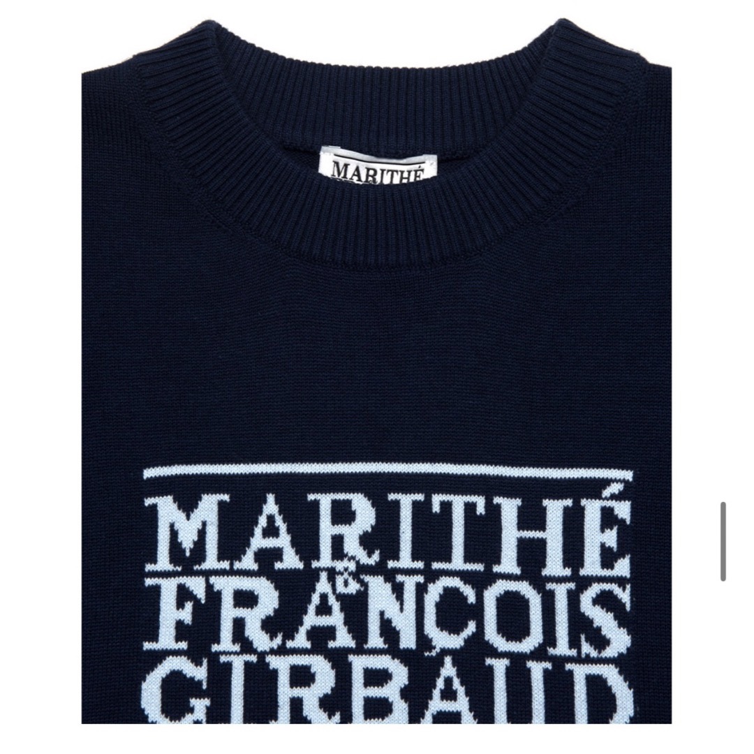 MARITHE + FRANCOIS GIRBAUD(マリテフランソワジルボー)のマリテフランソワジルボー　半袖ニット レディースのトップス(ニット/セーター)の商品写真