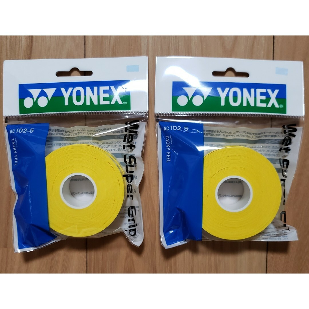 YONEX グリップテープ(AC102-5) ５本巻き×４