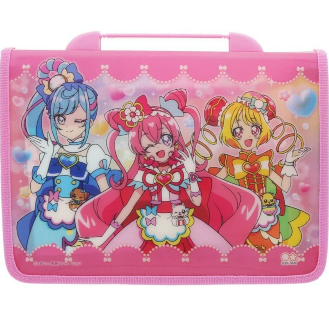 サンスター文具 デリシャスパーティ プリキュア ステーショナリーセット バッグ エンタメ/ホビーのアニメグッズ(その他)の商品写真