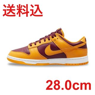 ナイキ(NIKE)のNIKE DUNK LOW RETRO Gold Deep Maroon 28(スニーカー)