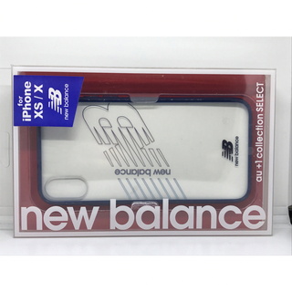 ニューバランス(New Balance)のiPhone XS/ X用new balance  クリアーケースネイビー(iPhoneケース)