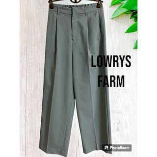 ローリーズファーム(LOWRYS FARM)のLOWRY SFARM リネンライクスラックス M(カジュアルパンツ)