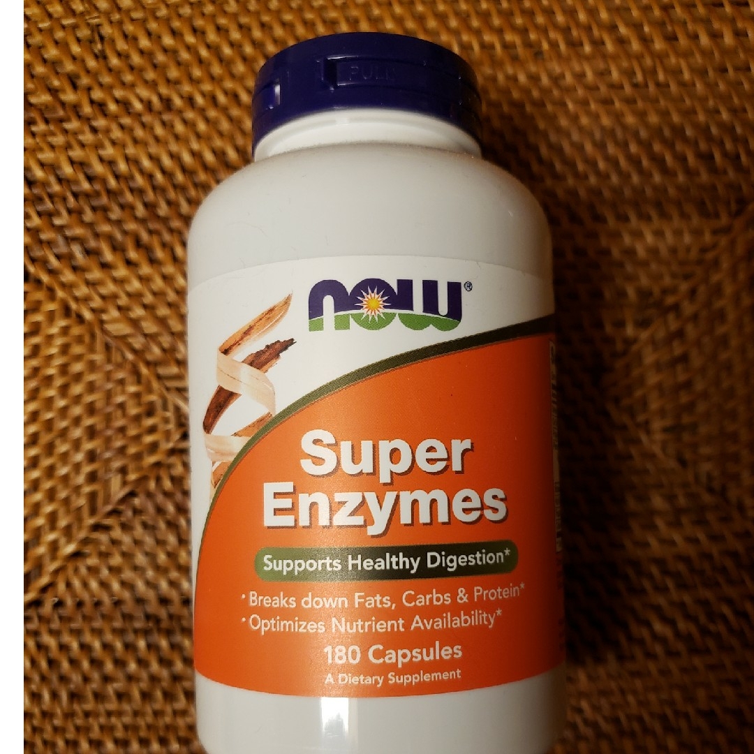 Now Foods(ナウフーズ)のnow Super Enzymes180粒アイハーブ　消化酵素　未開封 食品/飲料/酒の健康食品(その他)の商品写真