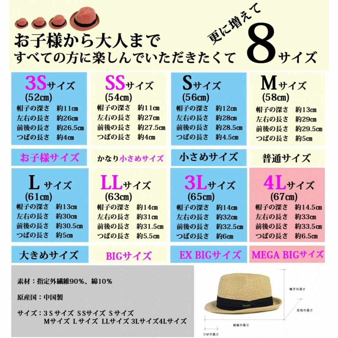 新品〉 マルイ ラクチンシリーズ 麦わら 帽子 サイズ調整機能 新品〉 マルイ ラクチンシリーズ 麦わら 帽子 サイズ調整機能