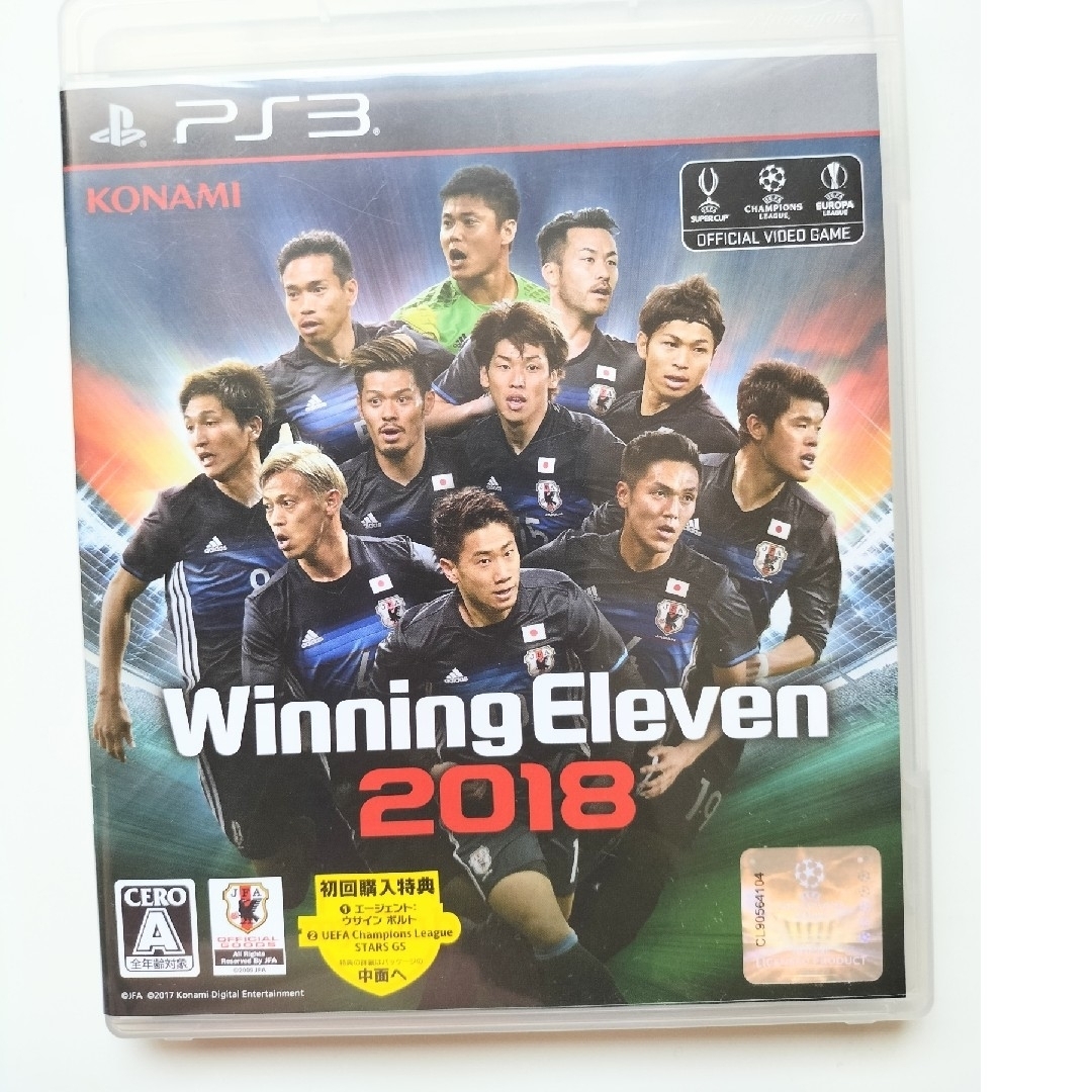 KONAMI(コナミ)のPS3ソフト　Winning Eleven 2018 エンタメ/ホビーのゲームソフト/ゲーム機本体(家庭用ゲームソフト)の商品写真