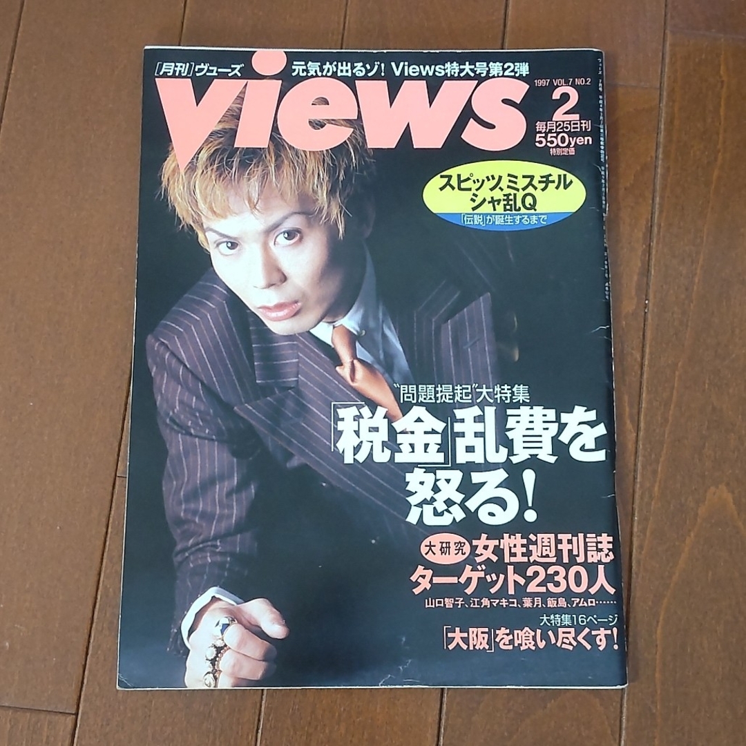 月刊Views 1997年2月 スピッツ Mr.Children シャ乱Q