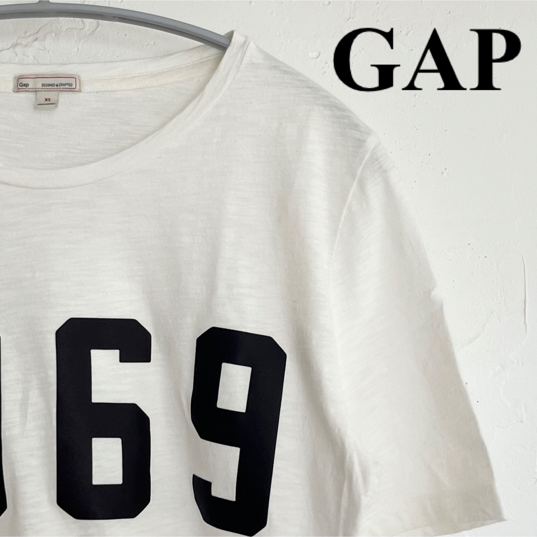 GAP(ギャップ)のGAP ギャップ 半袖 Tシャツ カットソー ビッグロゴ レディースのトップス(Tシャツ(半袖/袖なし))の商品写真