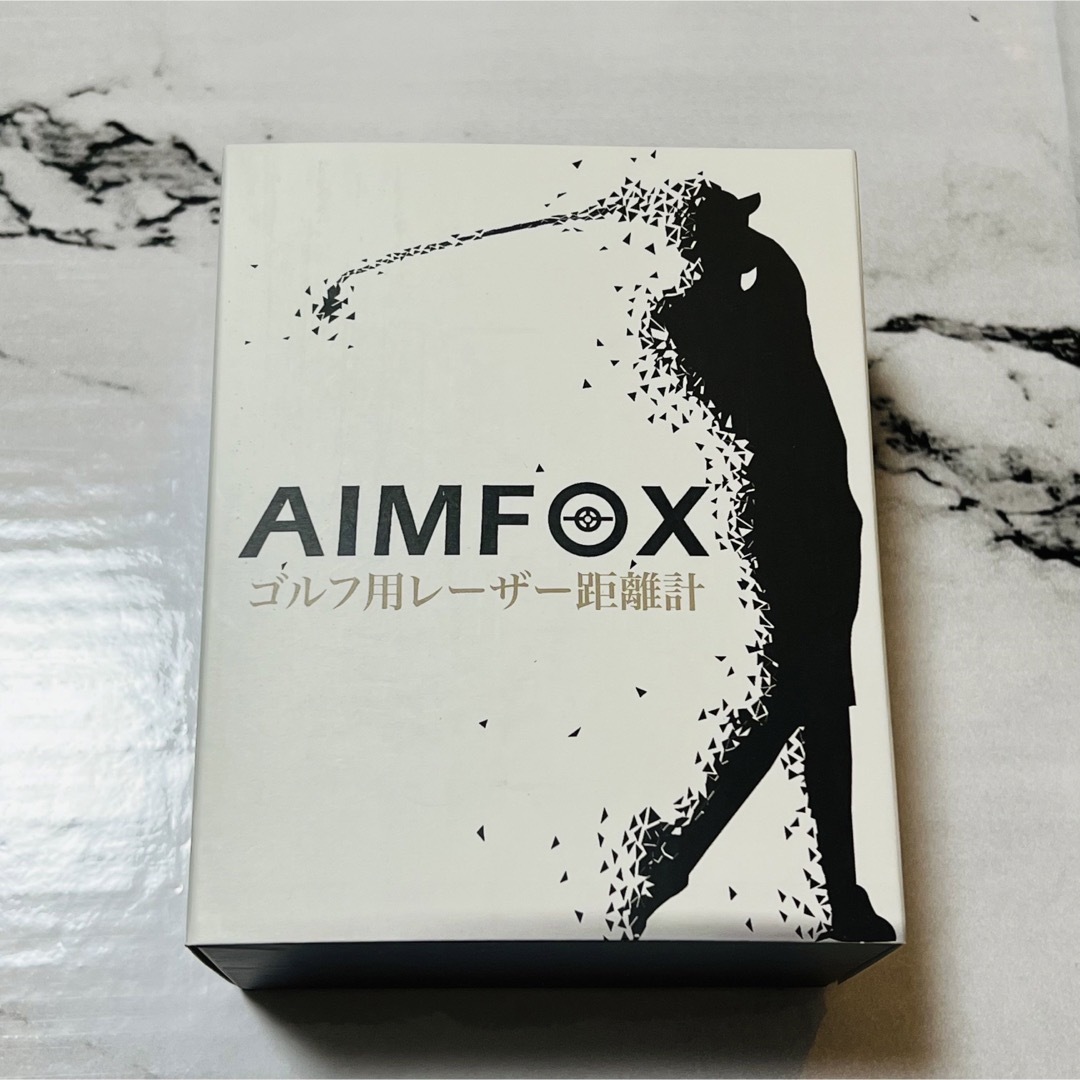 AIMFOX ゴルフ距離計 125g 超軽量 手ぶれ補正機能 高低差測定