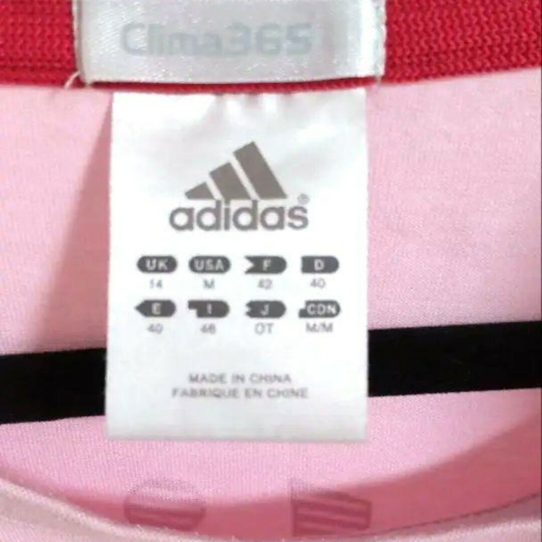 adidas(アディダス)の【最終価格!!】adidas ラメ入りロゴ Tシャツ レディースのトップス(Tシャツ(半袖/袖なし))の商品写真