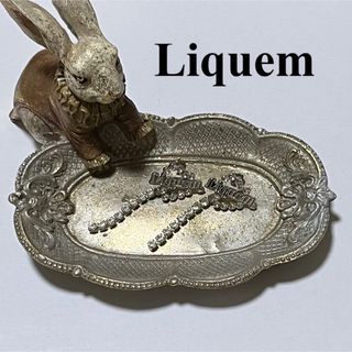 Liquem リキュエム LOGO ピアス SLV(ピアス)