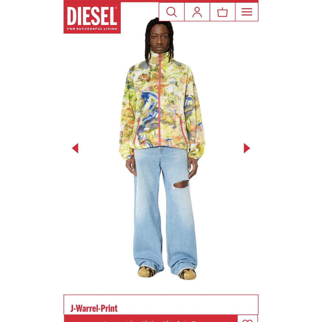 DIESEL(ディーゼル)の値下げ！！diesel アウター メンズのジャケット/アウター(ナイロンジャケット)の商品写真