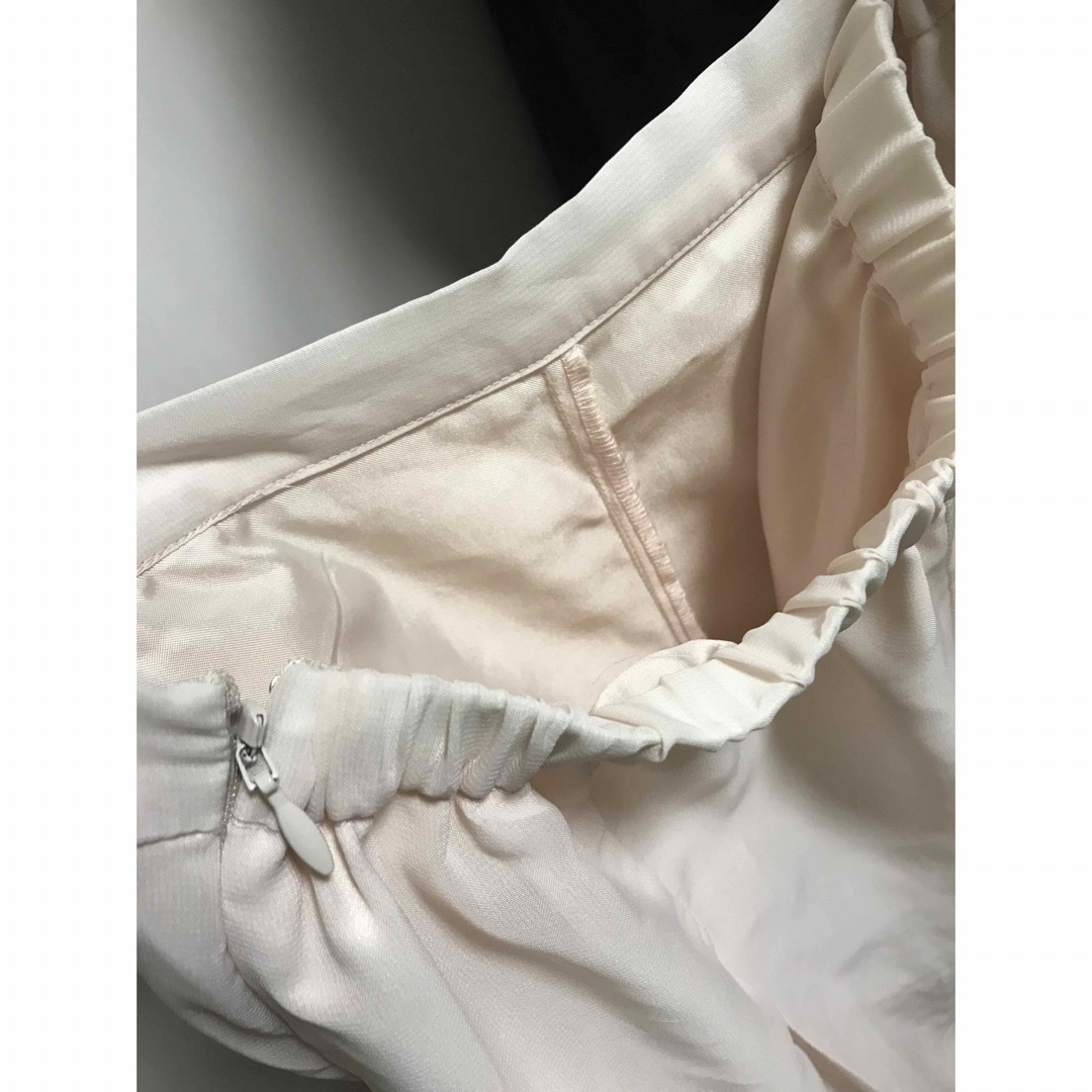MERCURYDUO(マーキュリーデュオ)のサーモンピンク キュロットスカート プリーツ レディースのスカート(ひざ丈スカート)の商品写真